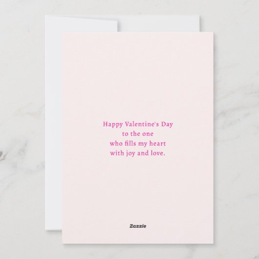 Cartes Pour Fêtes Annuelles Cute Bunnies Sharing a Heart Valentine's (Dos)