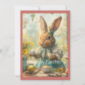 Cartes Pour Fêtes Annuelles Cute Bunny Easter Eggs (Devant)