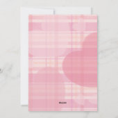 Cartes Pour Fêtes Annuelles Cute Bunny Pink Greeting (Dos)