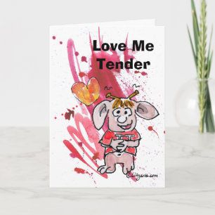 Cartes Pour Fêtes Annuelles Cute Cartoon Valentine Card