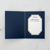 Cartes Pour Fêtes Annuelles Cute Christmas art deco couple add message (Intérieur)