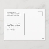 Cartes Pour Fêtes Annuelles Cute Christmas Trees (Dos)