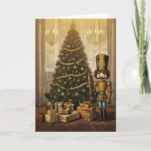 Cartes Pour Fêtes Annuelles Cute Classique Casse-Noisette En Bois Personnalisé
