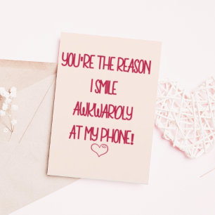 Cartes Pour Fêtes Annuelles Cute Couple Love Valentine's Day