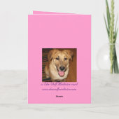 Cartes Pour Fêtes Annuelles Cute, Cudely, & Available - Amoureux des chiens Va (Dos)