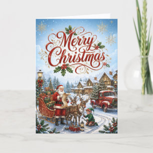 Cartes Pour Fêtes Annuelles Cute Ferrier Appréciation de la clientèle d'entrep