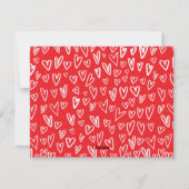 Cartes Pour Fêtes Annuelles Cute Fun Script Happy Valentine's Day One Photo (Dos)