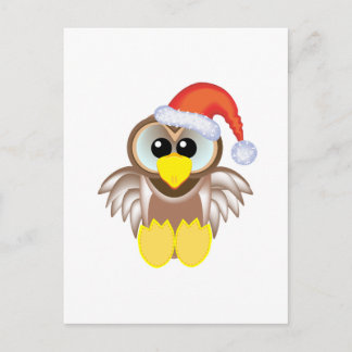 Cartes Pour Fêtes Annuelles Cute Goofkins Xmas owl père Noël