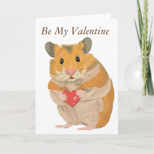 Cartes Pour Fêtes Annuelles Cute Hamster (Devant)