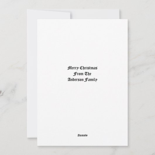 Cartes Pour Fêtes Annuelles Cute Highland Cow Family In Snowy Woodland Sunset (Dos)