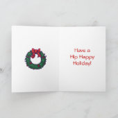 Cartes Pour Fêtes Annuelles Cute Hippo Holiday (Intérieur)