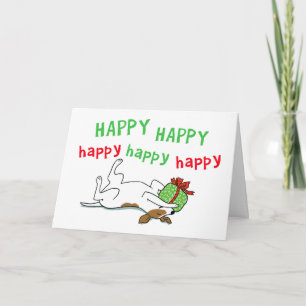 Cartes Pour Fêtes Annuelles Cute Jack Russell Joyeux Noël de Chien Chien Chi