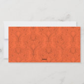 Cartes Pour Fêtes Annuelles Cute Kitten en Citrouille (Dos)