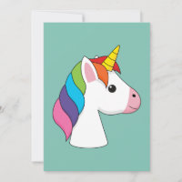 Cute licorne magique avec cheveux colorés