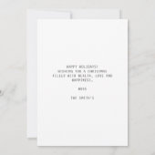 Cartes Pour Fêtes Annuelles Cute Mouse Musician Message Merry Christmas (Dos)