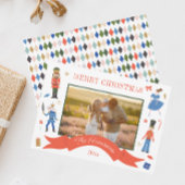 Cartes Pour Fêtes Annuelles Cute Nutcracker Photo Noël
