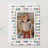 Cartes Pour Fêtes Annuelles Cute Nutcracker photo verticale Noël (Dos)