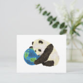 Cartes Pour Fêtes Annuelles Cute Panda (Debout devant)