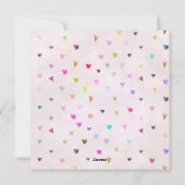 Cartes Pour Fêtes Annuelles Cute Pastel (Dos)