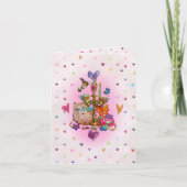 Cartes Pour Fêtes Annuelles Cute Pastel (Devant)