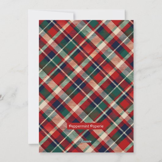 Cartes Pour Fêtes Annuelles Cute Peeking Gopher Snowy Enchanted Forest (Dos)