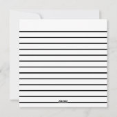 Cartes Pour Fêtes Annuelles Cute Pinup_ Soins infirmiers dans mon sang (Dos)