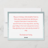 Cartes Pour Fêtes Annuelles Cute reindeer Rudolph christmas wishes Postcard (Dos)