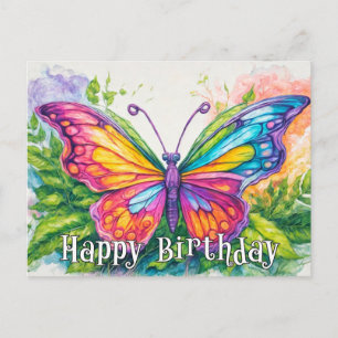 Cartes Pour Fêtes Annuelles Cute Super Abstrait Butterfly Art