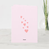 Cartes Pour Fêtes Annuelles Cute Teddy Bear Valentine (Dos)