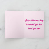 Cartes Pour Fêtes Annuelles Cute Teddy Bear Valentine (Intérieur)