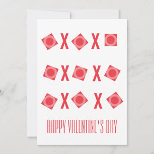 Cartes Pour Fêtes Annuelles Cute Valentines Hugs & Kisses XO
