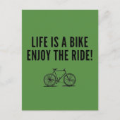 Cartes Pour Fêtes Annuelles Cyclisme motivationnel (Devant)