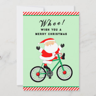 Cartes Pour Fêtes Annuelles Cycliste cycliste