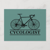 Cartes Pour Fêtes Annuelles Cycologiste drôle dire vélo (Devant)