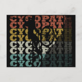 Cartes Pour Fêtes Annuelles Cycopath drôle vélo (Devant)