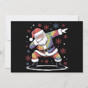 Cartes Pour Fêtes Annuelles Dabbing Noël Père Noël dégueulasse de Noël