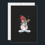 Cartes Pour Fêtes Annuelles Dabbing Snowman Baseball Ball Père Noël Christmas<br><div class="desc">C'est un gant de Christmas. Votre famille,  les amis ou les children aimeront que vous fassiez ce que vous voulez. Wishing you and your familiy and friends a Merry Christmas.</div>