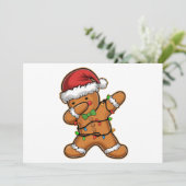 Cartes Pour Fêtes Annuelles Dabing pain d'épices arbre Noël léger (Debout devant)