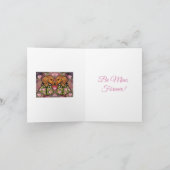 CARTES POUR FÊTES ANNUELLES DACHSHING (Intérieur)