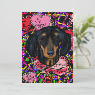CARTES POUR FÊTES ANNUELLES DACHSHUND