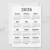 Cartes Pour Fêtes Annuelles Dachshund Chien 2025 Calendrier Joli Joyeux Noël (Dos)