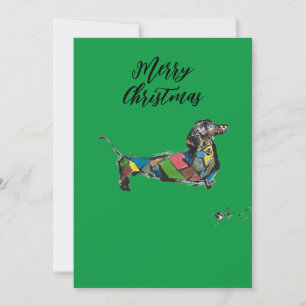 Cartes Pour Fêtes Annuelles Dachshund R