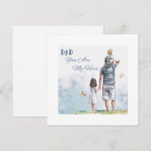 Cartes Pour Fêtes Annuelles Dad You Are My Hero (Devant / Derrière)