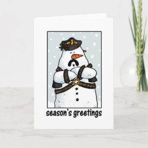 Cartes Pour Fêtes Annuelles daddy snowman