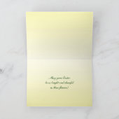 Cartes Pour Fêtes Annuelles Daffodiles et Forsythia Pâques (Intérieur)