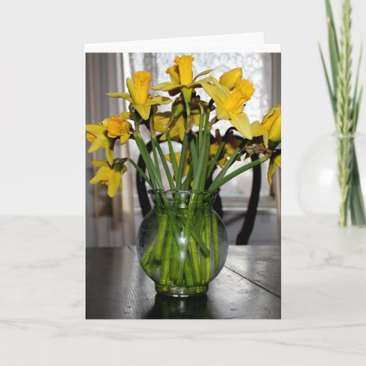Cartes Pour Fêtes Annuelles daffodill est éternel (Devant)