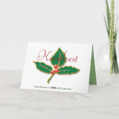 Cartes Pour Fêtes Annuelles Dagues à boutons prets (Dos)