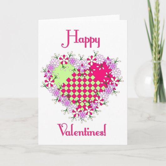 Cartes Pour Fêtes Annuelles Dainty Bonne Valentines ! (Devant)
