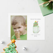 Cartes Pour Fêtes Annuelles Dairy Christmas Tree Milkshake Noël