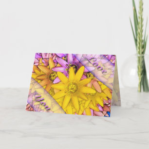 Cartes Pour Fêtes Annuelles Daisies - Love You Card
